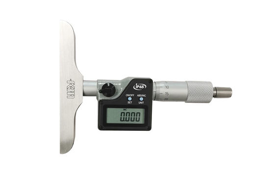 IP65 Protection Degree 0-25mm Electronic Depth Micrometer for Precise Measurement