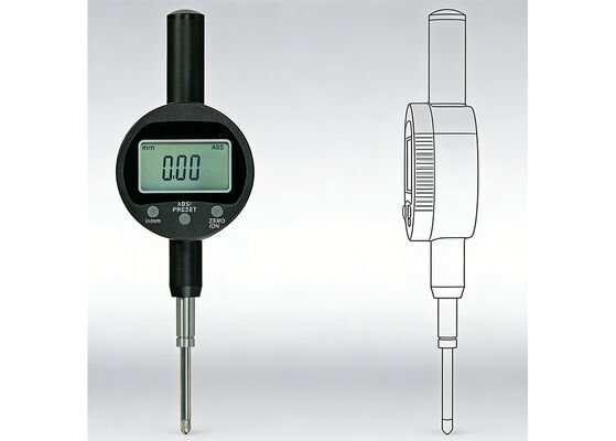 High Accuracy and Stable Performance 0-25.4mm Range Electronic Gauge with Data Output for QC Inspection