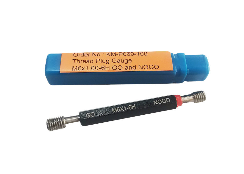 6.0 Metric Thread Plug Gauge With Pitch 1.0 For Quality Control Testing