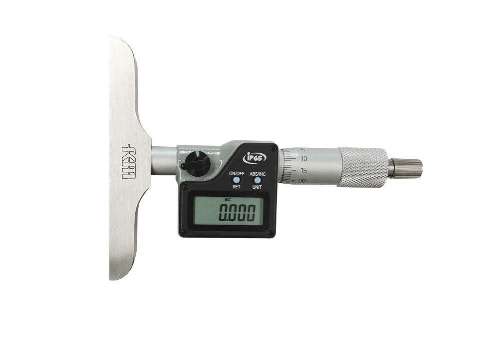 IP65 Protection Degree 0-25mm Electronic Depth Micrometer for Precise Measurement