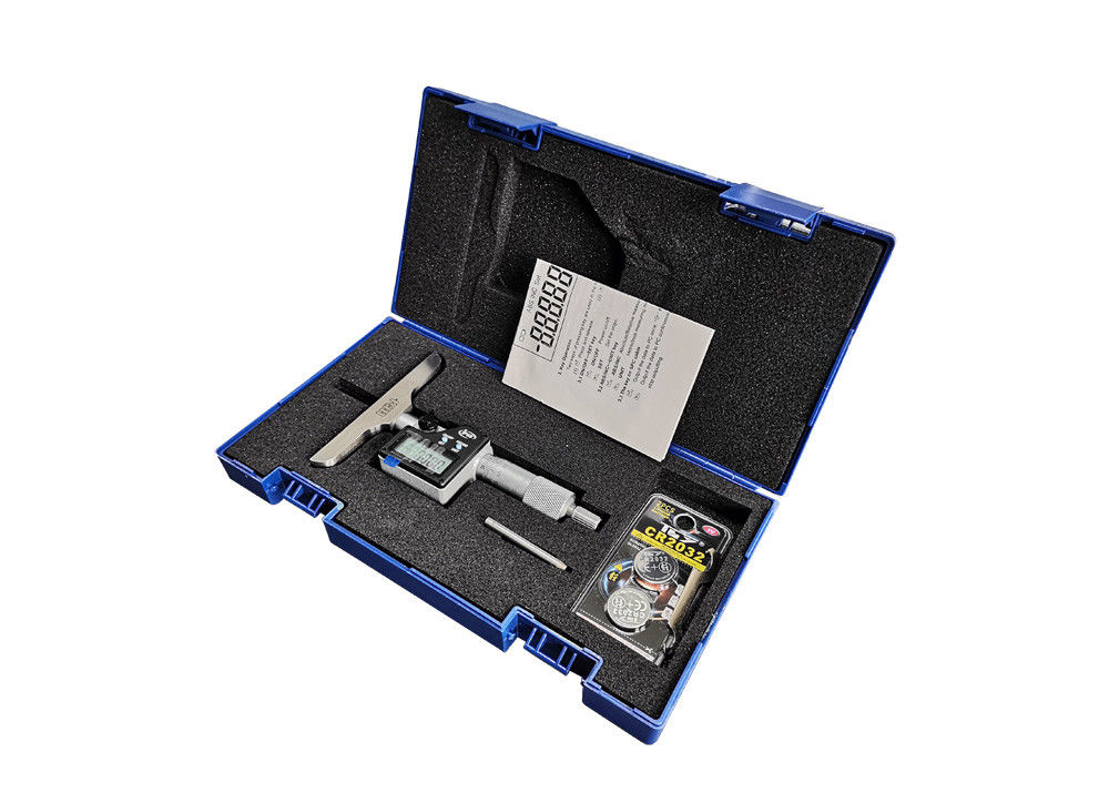 IP65 Protection Degree 0-25mm Electronic Depth Micrometer for Precise Measurement