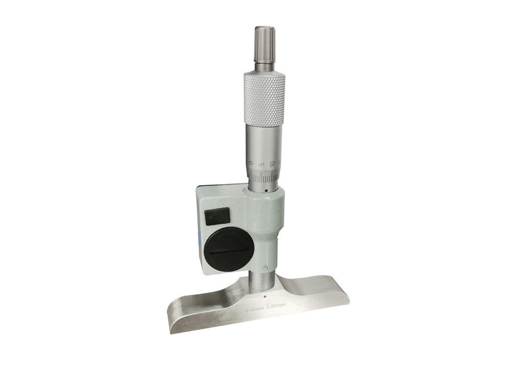Digital Depth Micrometer 0-50mm with Interchangeable Rods for Wide Measurement