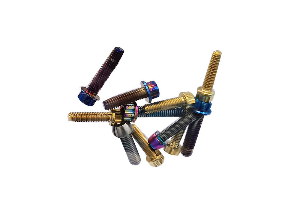 Titanium Torx Screws Anodized Color Flat Head Bolts Titanium Fasteners