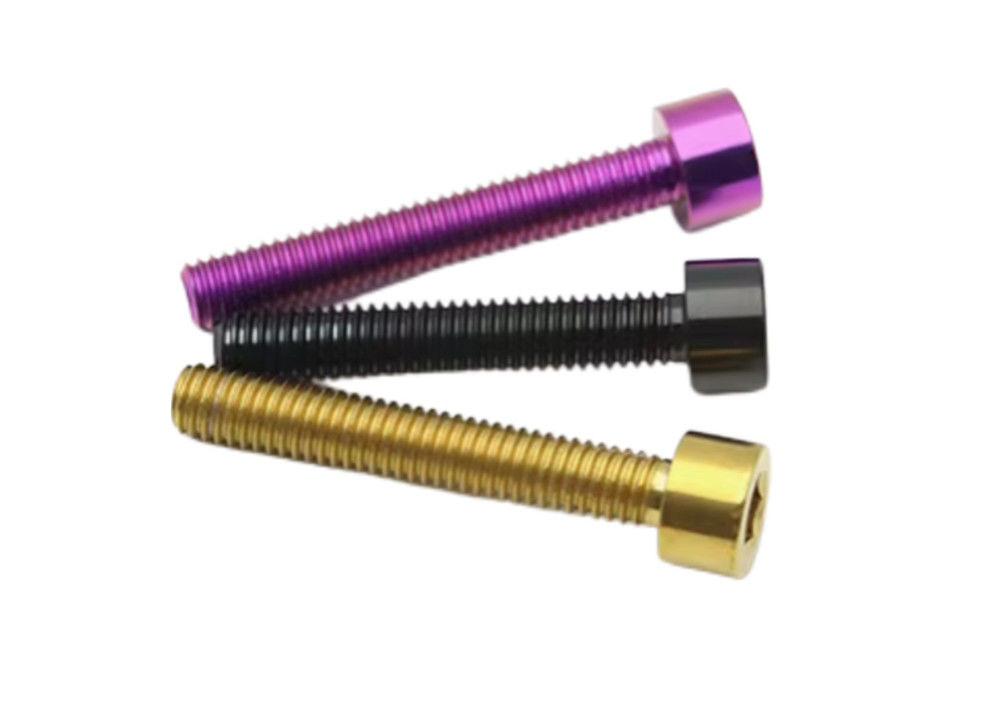 Anodizing Color Titanium Socket Cap Bolt For Racing And Motorcycle