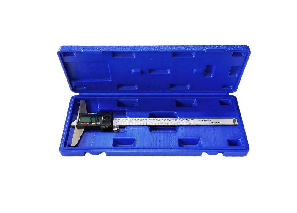 0-200mm/0-8'' Stainless Steel Electronic Digital Depth Vernier Caliper with Inch/Metric Conversion