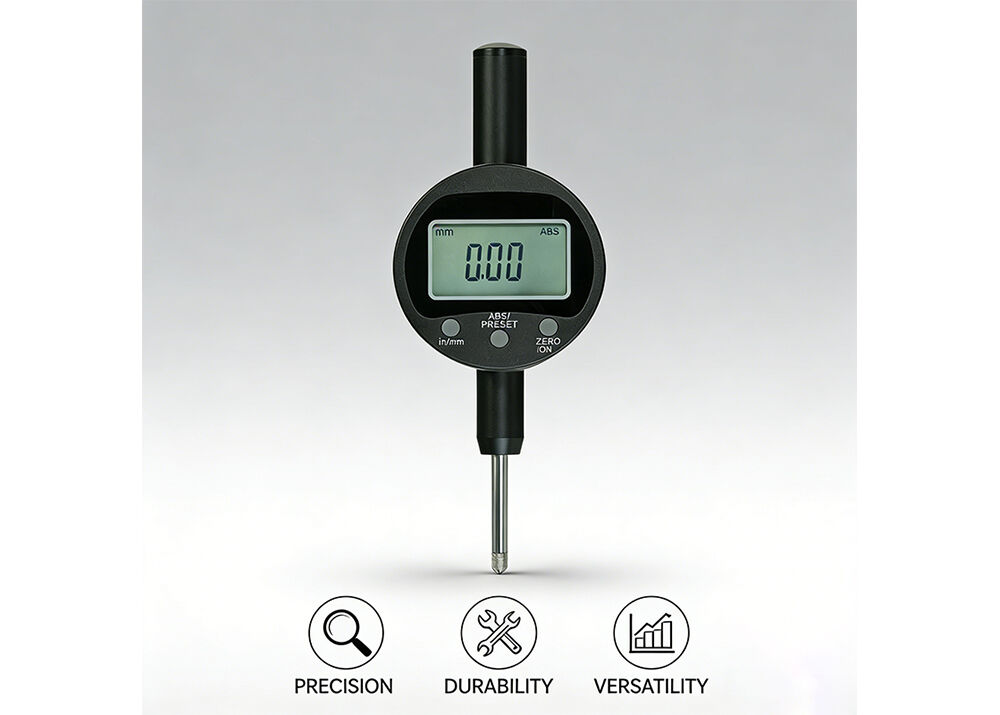 High Accuracy and Stable Performance 0-25.4mm Range Electronic Gauge with Data Output for QC Inspection
