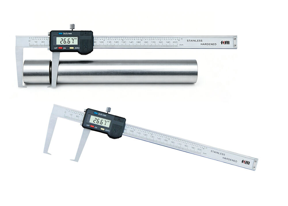 Flat Head External Groove Digital Caliper 0-200mm/0-8" High Precision OEM Measuring Tools Factory