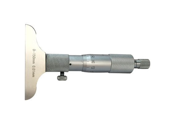 0-150 mm Tiefenmessmikrometer mit kugelförmigen und flachen Messenden Enden